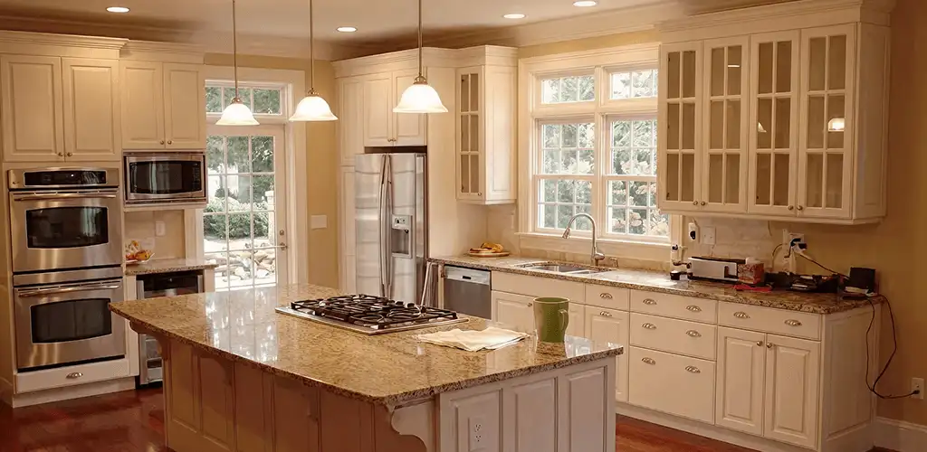 Custom cabinet door installation and kitchen upgrade in Oklahoma City, OK
